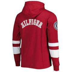 Washington Commanders Tommy Hilfiger Alex Long Sleeve Hoodie T-Shirt - Burgundy/White Hoodies
