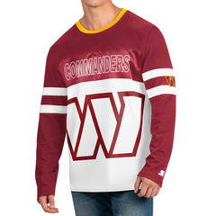 Washington Commanders Starter Halftime Long Sleeve T-Shirt - Burgundy/White T-shirts