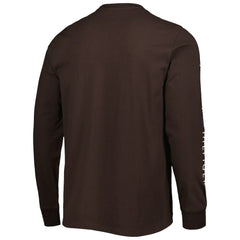 Cleveland Browns Tommy Hilfiger Peter Team Long Sleeve T-Shirt - Brown T-shirts