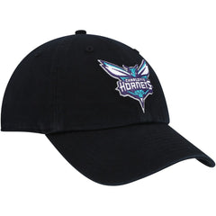 Charlotte Hornets '47 Core Logo Clean Up Adjustable Hat Black - 47 brand outlet