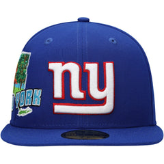 New York Giants New Era Stateview 59FIFTY Fitted Hat - Royal Hats