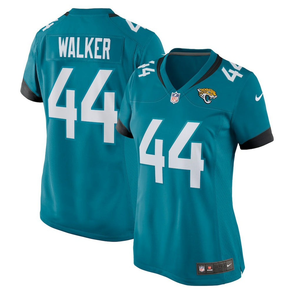 Travon Walker Jacksonville Jaguars Women's Player Jersey - Teal Jerseys