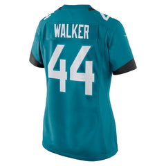 Travon Walker Jacksonville Jaguars Women's Player Jersey - Teal Jerseys