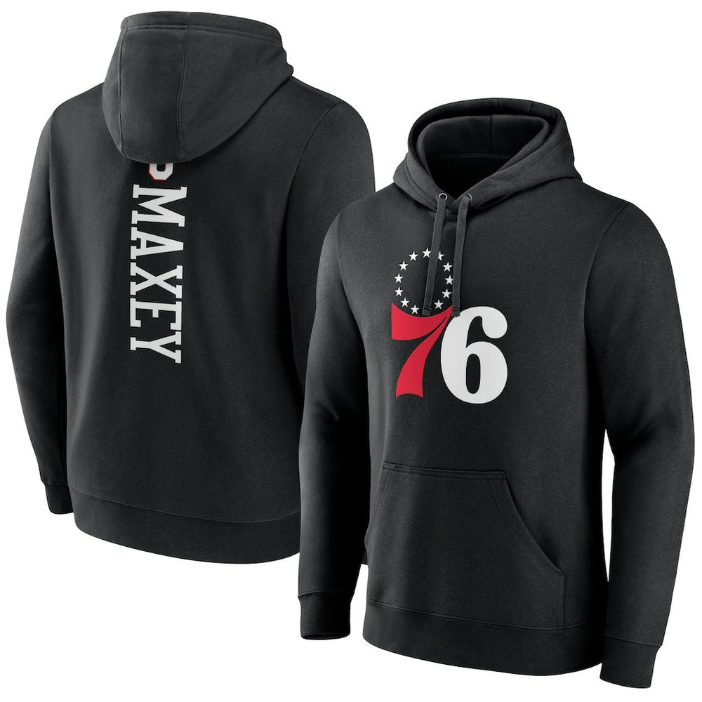 Tyrese Maxey Philadelphia 76ers Playmaker Pullover Hoodie Black outlet