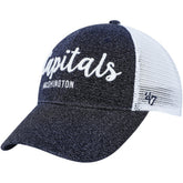 Washington Capitals '47 Women's Encore MVP Trucker Snapback Hat - Navy/White | US 4871774
