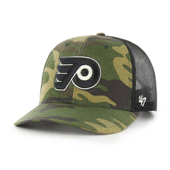 Philadelphia Flyers '47 Trucker Snapback Hat - Camo/Black | US 4871920