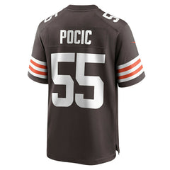 Ethan Pocic Cleveland Browns Game Jersey - Brown Jerseys