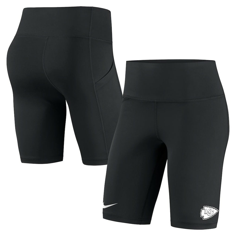 Kansas City Chiefs Women's Biker Shorts - Black Shorts