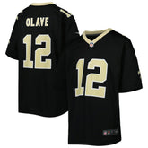 Chris Olave New Orleans Saints Youth Game Jersey - Black Jerseys