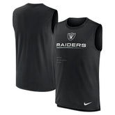 Las Vegas Raiders Muscle Trainer Tank Top - Black Tops