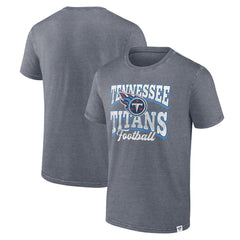 Tennessee Titans Force Out T-Shirt - Heather Navy T-shirts