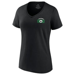 Boston Celtics Women's 2022 Eastern Conference Champions Balanced Attack Roster V-Neck T-Shirt Black - Fanatics