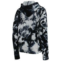 Atlanta Falcons New Era Women's Cloud Dye Fleece Pullover Hoodie - Black Hoodies