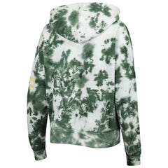 Green Bay Packers New Era Women's Cloud Dye Fleece Pullover Hoodie - Green Hoodies