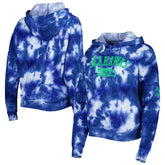 Seattle Seahawks New Era Women's Cloud Dye Fleece Pullover Hoodie - Royal Hoodies