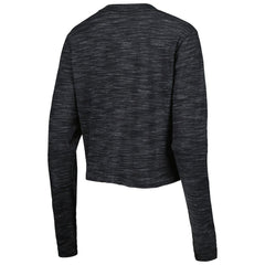 Las Vegas Raiders New Era Women's Crop Long Sleeve T-Shirt - Black T-shirts