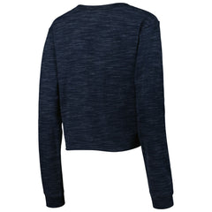 Tennessee Titans New Era Women's Crop Long Sleeve T-Shirt - Navy T-shirts