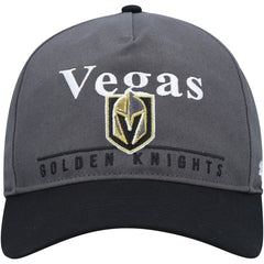 Vegas Golden Knights '47 Super Hitch Adjustable Snapback Hat - Charcoal/Black | US 4883516