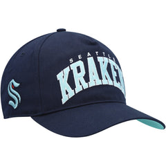 Seattle Kraken '47 Block Arch Hitch Snapback Hat - Deep Sea Blue | US 4883551