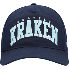 Seattle Kraken '47 Block Arch Hitch Snapback Hat - Deep Sea Blue | US 4883551