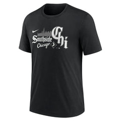 Chicago White Sox Nike City Connect Tri-Blend T-Shirt - Black T-shirts