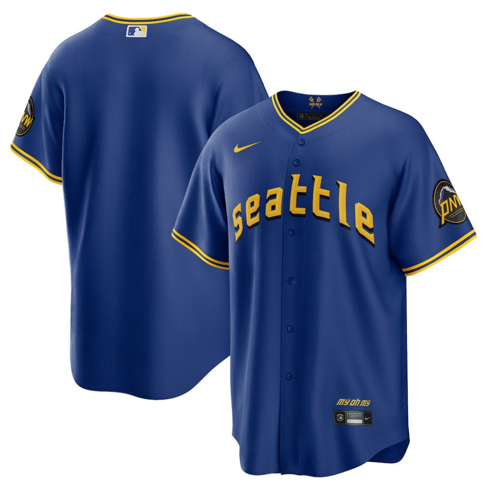 Seattle Mariners Nike City Connect Replica Jersey - Royal Jerseys
