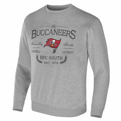 Tampa Bay Buccaneers NFL x Darius Rucker Collection Pullover Sweatshirt - Heather Gray Pullover