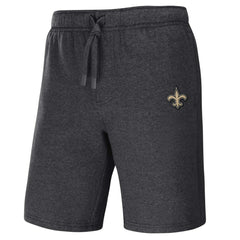 New Orleans Saints NFL x Darius Rucker Collection Logo Shorts - Heather Charcoal Shorts