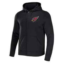 Arizona Cardinals NFL x Darius Rucker Collection Rocker Full-Zip Hoodie - Black Hoodies