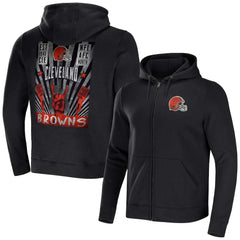 Cleveland Browns NFL x Darius Rucker Collection Rocker Full-Zip Hoodie - Black Hoodies