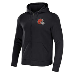 Cleveland Browns NFL x Darius Rucker Collection Rocker Full-Zip Hoodie - Black Hoodies