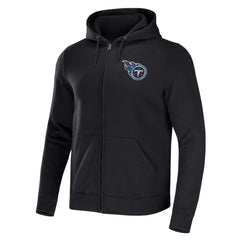 Tennessee Titans NFL x Darius Rucker Collection Rocker Full-Zip Hoodie - Black Hoodies