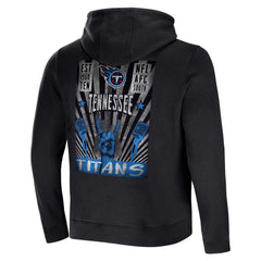 Tennessee Titans NFL x Darius Rucker Collection Rocker Full-Zip Hoodie - Black Hoodies