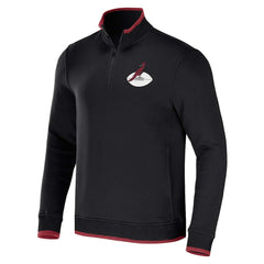 Arizona Cardinals NFL x Darius Rucker Collection Logo Quarter-Zip Top - Black Tops