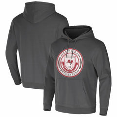 Tampa Bay Buccaneers NFL x Darius Rucker Collection Washed Pullover Hoodie - Charcoal Hoodies