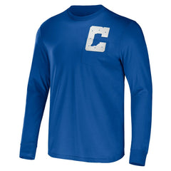 Indianapolis Colts NFL x Darius Rucker Collection Team Long Sleeve Pocket T-Shirt - Blue T-shirts
