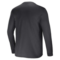 Pittsburgh Steelers NFL x Darius Rucker Collection Team Long Sleeve Pocket T-Shirt - Black T-shirts