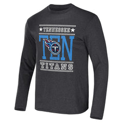 Tennessee Titans NFL x Darius Rucker Collection Long Sleeve T-Shirt - Heathered Charcoal T-shirts