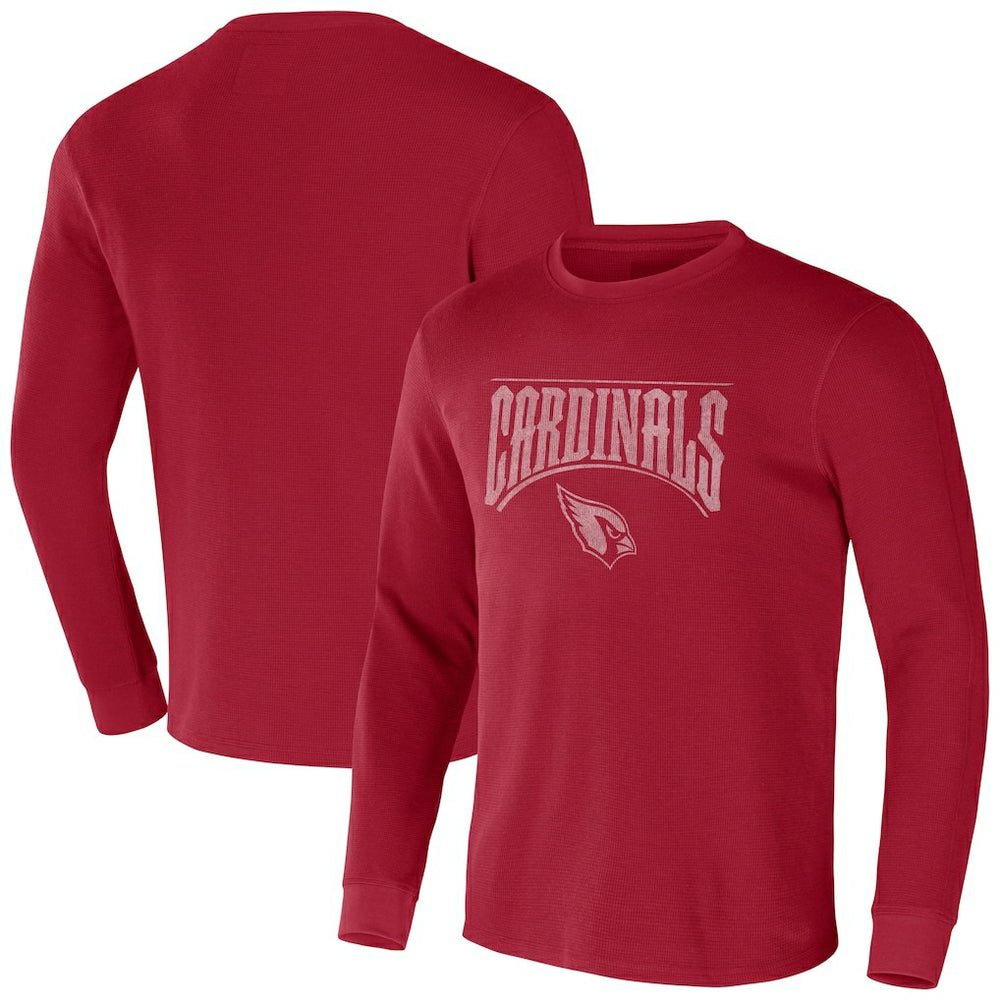 Arizona Cardinals NFL x Darius Rucker Collection Long Sleeve Thermal T-Shirt - Cardinal T-shirts