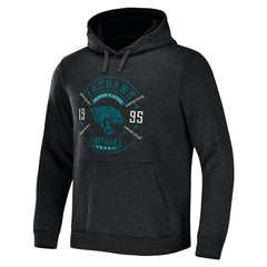 Jacksonville Jaguars NFL x Darius Rucker Collection Radar Pullover Hoodie - Heather Charcoal Hoodies