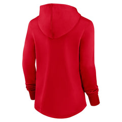 Miami Marlins Nike Women's City Connect Pregame Performance Pullover Hoodie - Red Hoodies