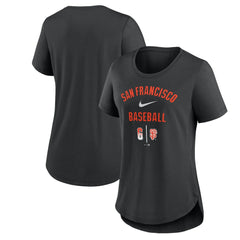 San Francisco Giants Nike Women's City Connect Tri-Blend T-Shirt - Black T-shirts