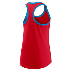 Miami Marlins Nike Women's City Connect Tri-Blend Tank Top - Red Tanks