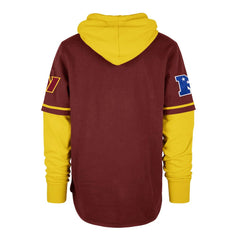 Washington Commanders '47 Shortstop Pullover Hoodie - Burgundy Hoodies