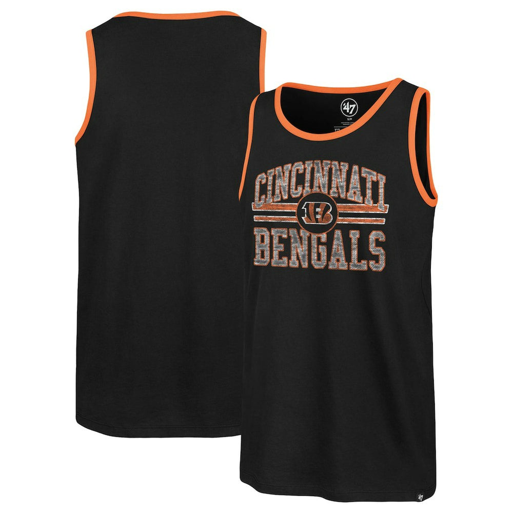 Cincinnati Bengals '47 Winger Franklin Tank Top - Black Tops