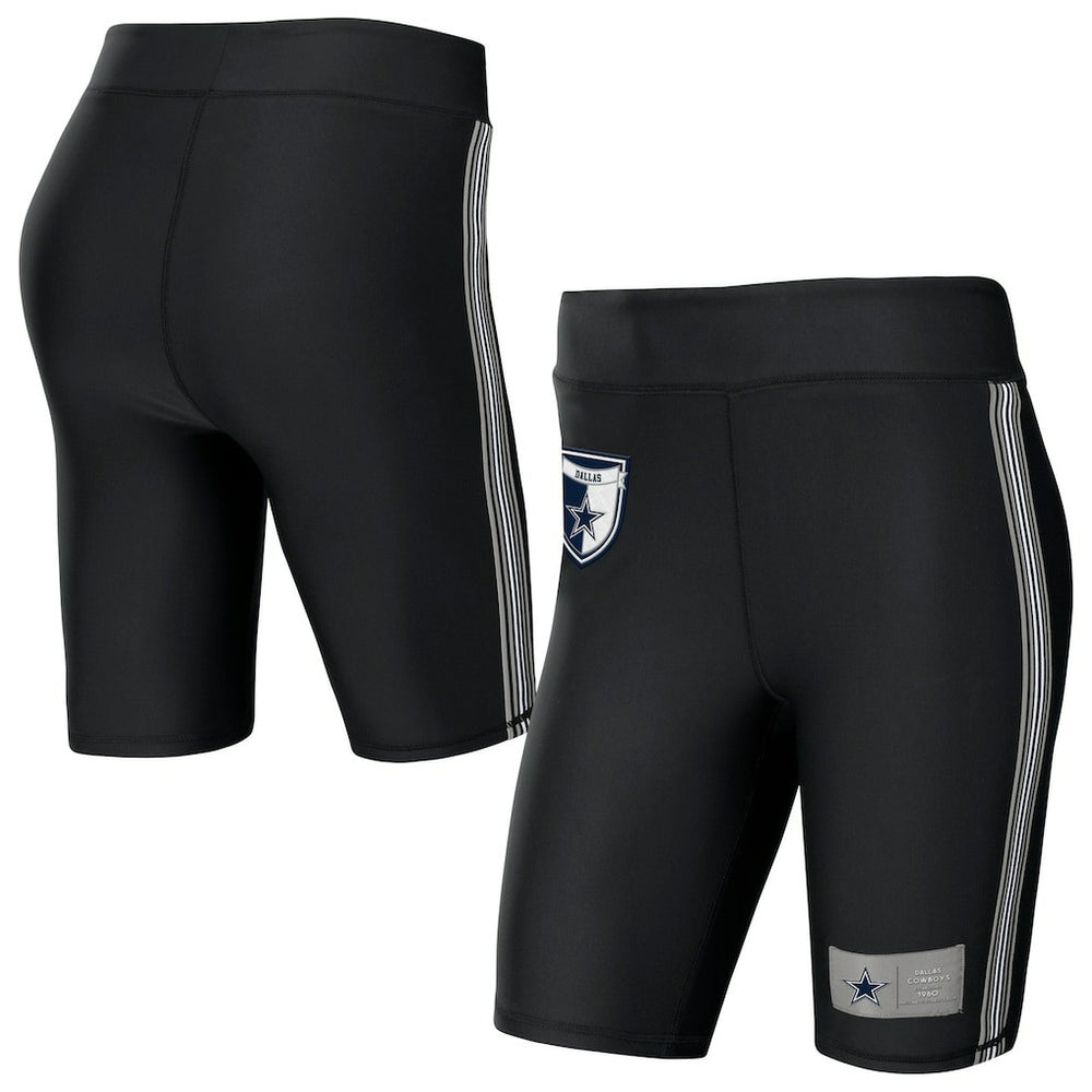 Dallas Cowboys WEAR by Erin Andrews Women's Biker Shorts - Black Shorts