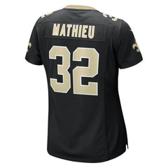 Tyrann Mathieu New Orleans Saints Women's Player Jersey - Black Jerseys