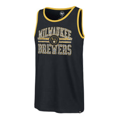 Milwaukee Brewers '47 Winger Franklin Tank Top - Navy Tanks