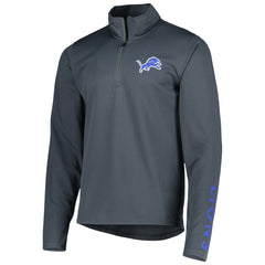 Detroit Lions MSX by Michael Strahan Half-Zip Pullover - Charcoal Pullover