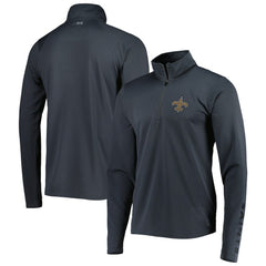 New Orleans Saints MSX by Michael Strahan Half-Zip Pullover - Charcoal Pullover